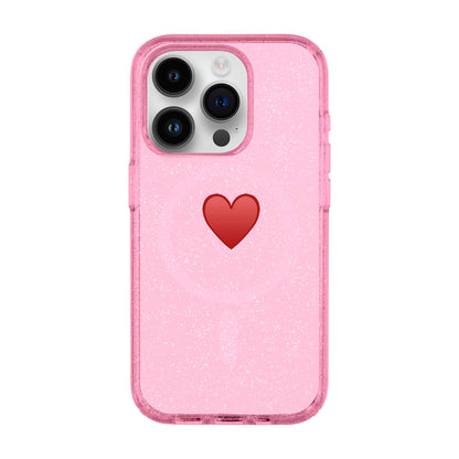 SPREAD HEART-iPhone 14 Pro Shiny Kılıf MagSafe Özellikli
