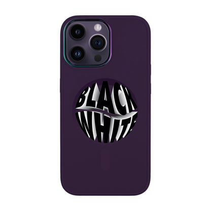 BLACK WHITE-iPhone 14 Pro Max Vigor Kılıf MagSafe Özellikli