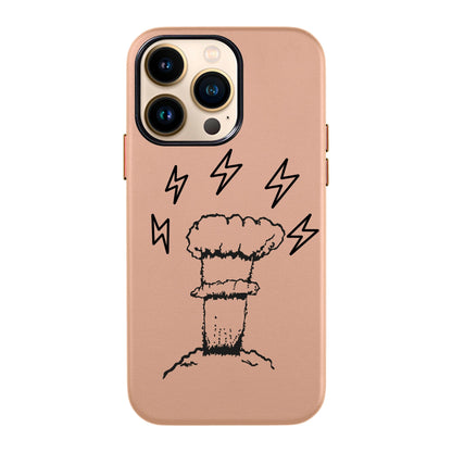 VOLCANIC-iPhone 13 Pro Max Leather Kılıf
