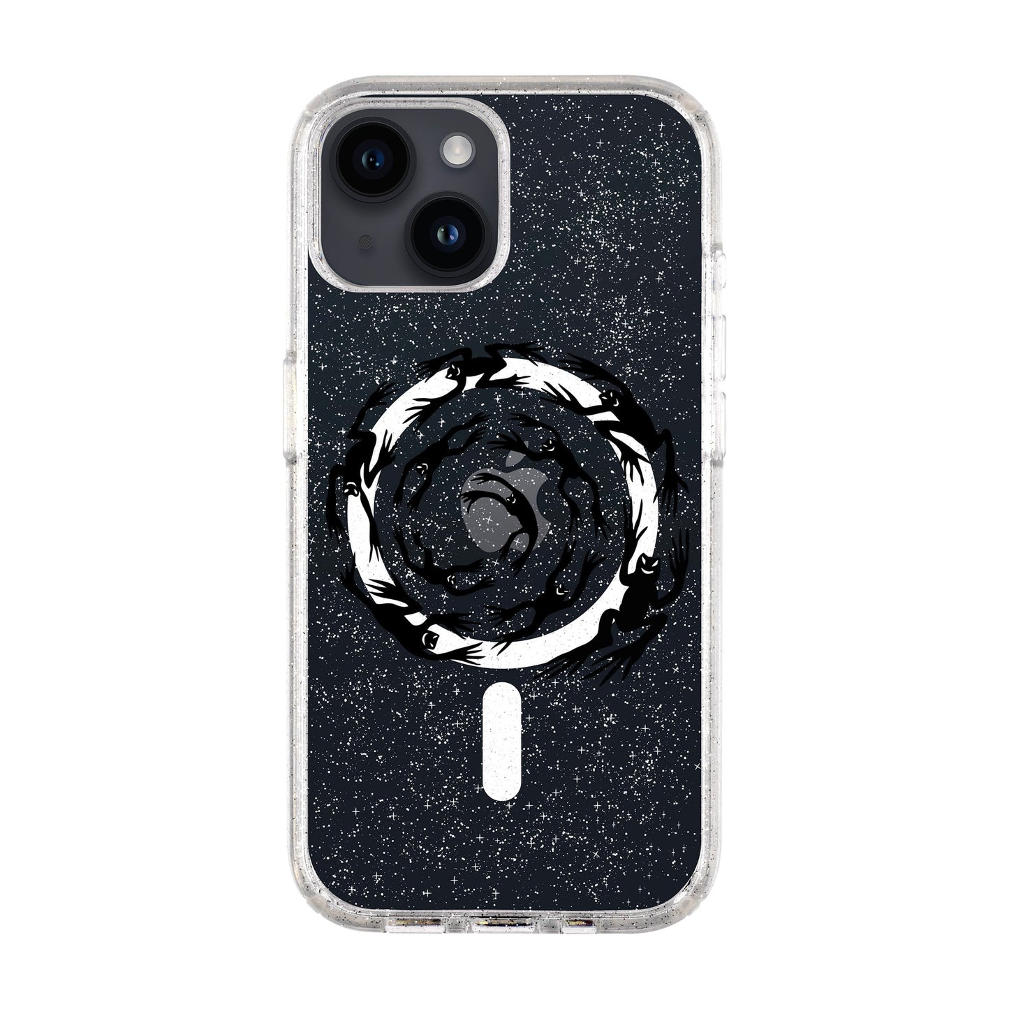 SWIRLING FROGS-Shiny Kılıf MagSafe Özellikli - iPhone 13