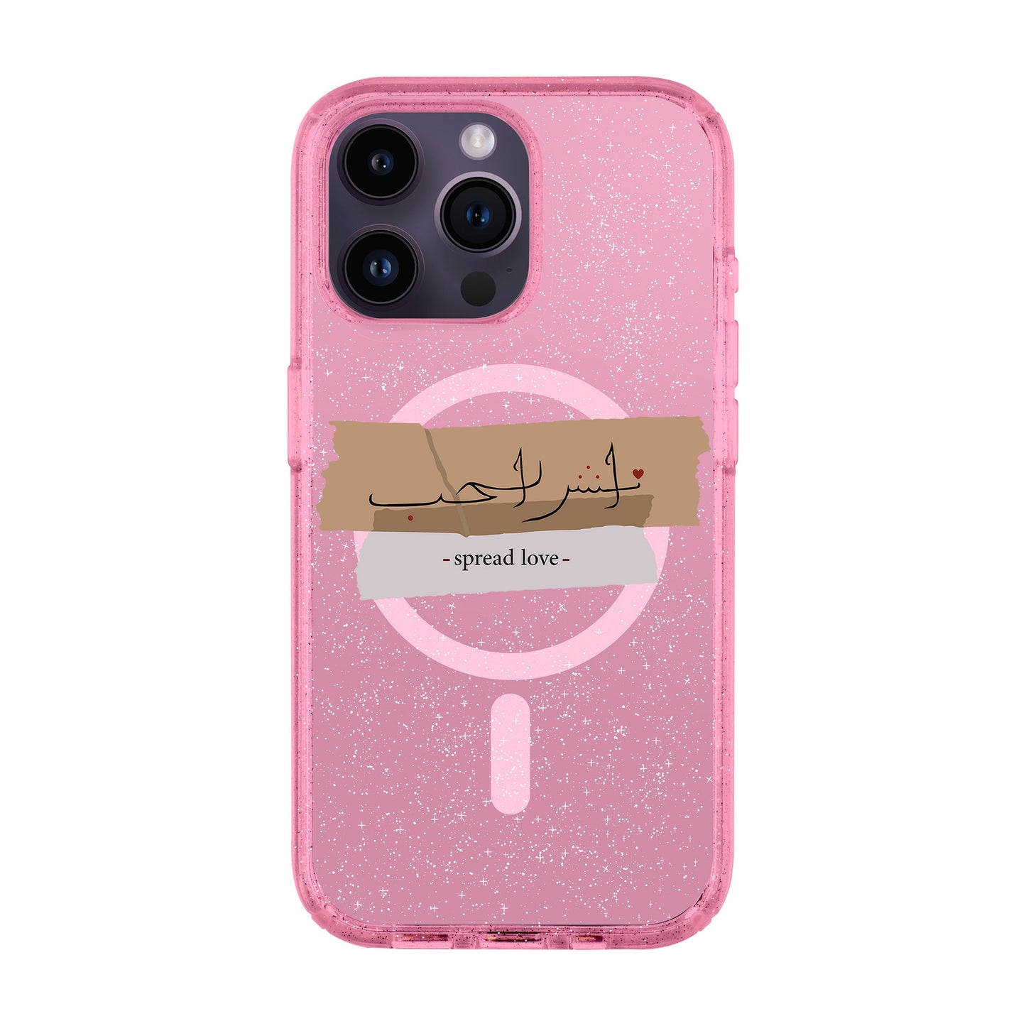 SPREAD LOVE-iPhone 14 Pro Max Shiny Kılıf MagSafe Özellikli