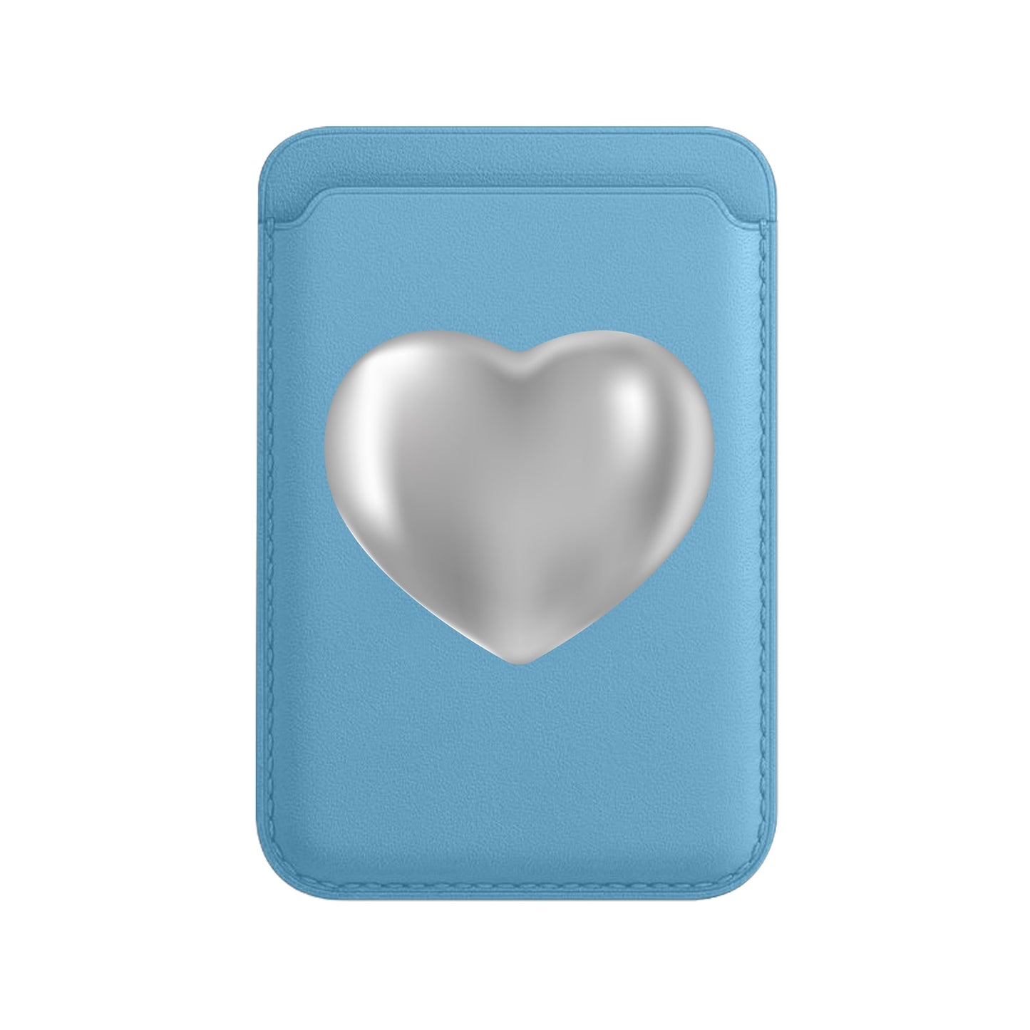 SILVER HEART-Leather Kartlık
