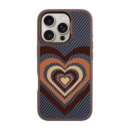 HEART-iPhone 16 Pro Plaid Kılıf MagSafe Özellikli