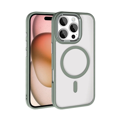 NEW-iPhone 16 Pro Max Hyaline Kılıf MagSafe Özellikli