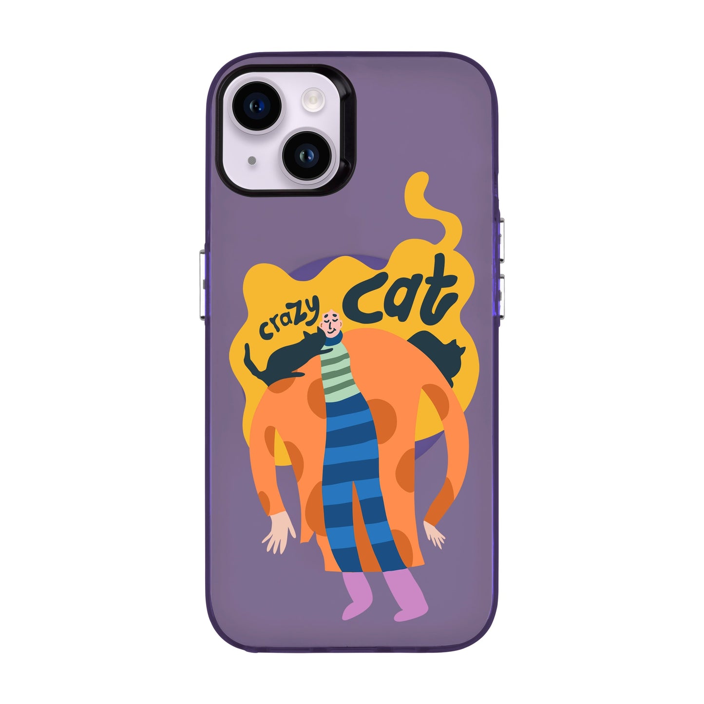 CRAZY CAT-iPhone 14 Plus Hold Kılıf MagSafe Özellikli