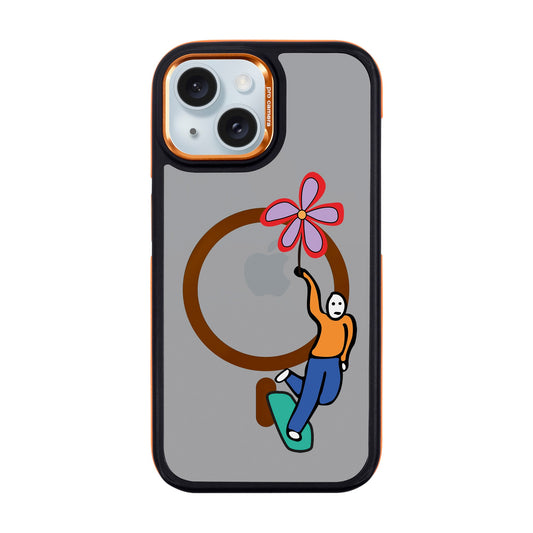 SKATEBOARDER-iPhone 15 Dark Kılıf MagSafe Özellikli