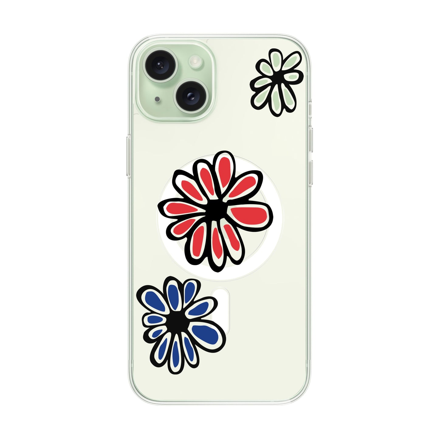 FLORIST-iPhone 15 Plus Solid Kılıf MagSafe Özellikli