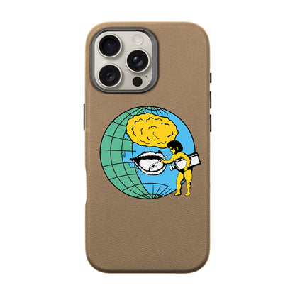 CREATIVE-iPhone 16 Pro Max Leather Premium Kılıf MagSafe Özellikli