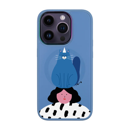 NAUGHTY CAT-Vigor Kılıf MagSafe Özellikli - iPhone 14 Pro