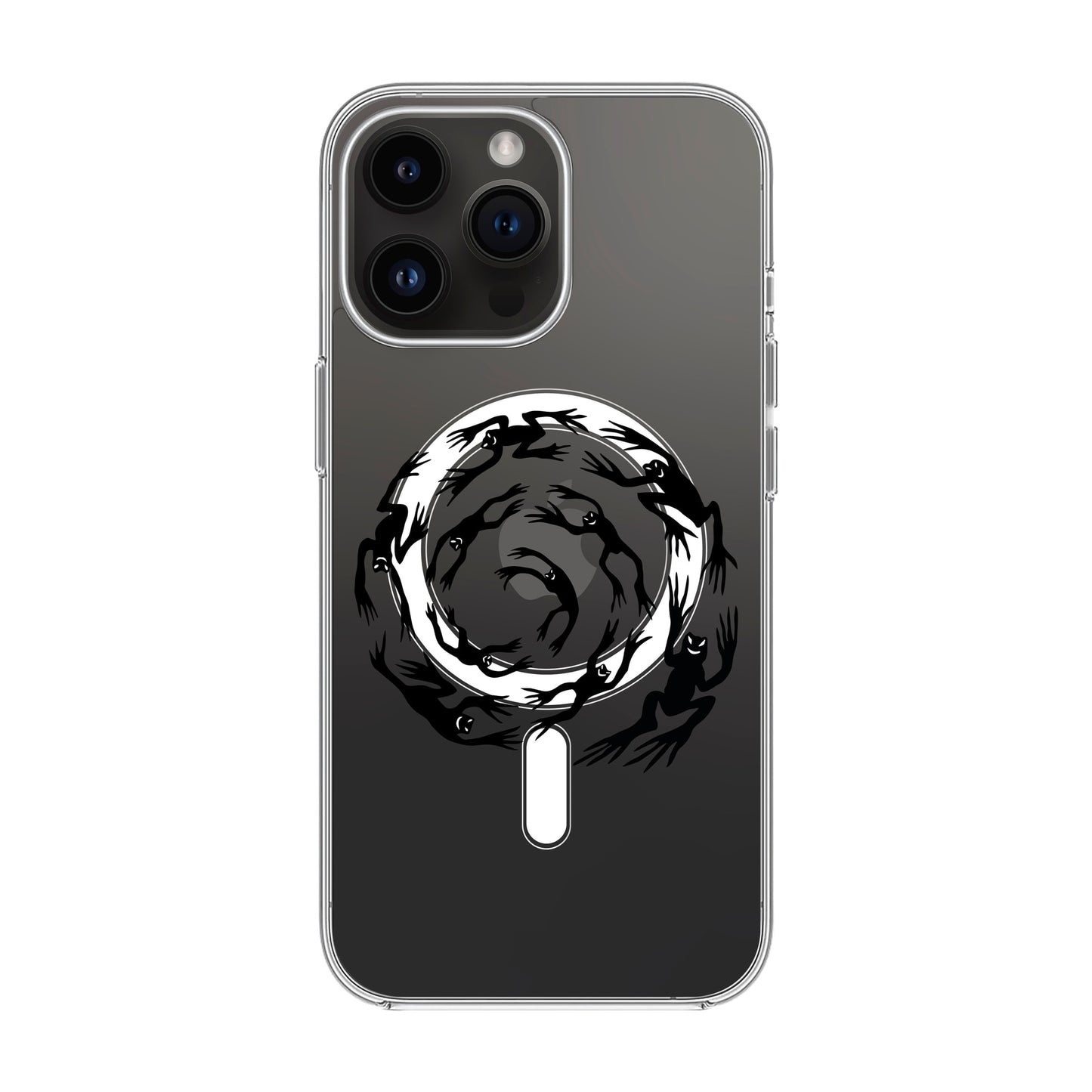 SWIRLING FROG-iPhone 14 Pro Max Solid Kılıf MagSafe Özellikli