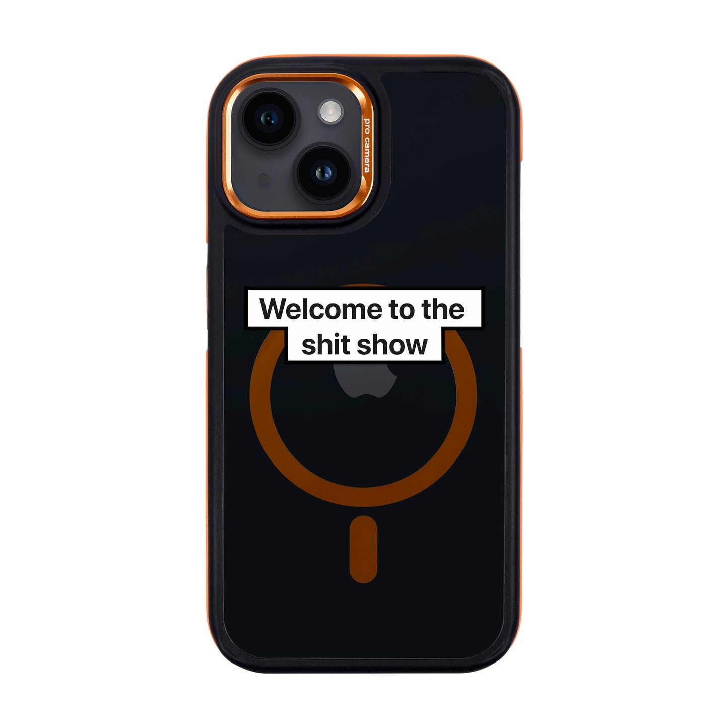 WELCOME-iPhone 14 Dark Kılıf MagSafe Özellikli