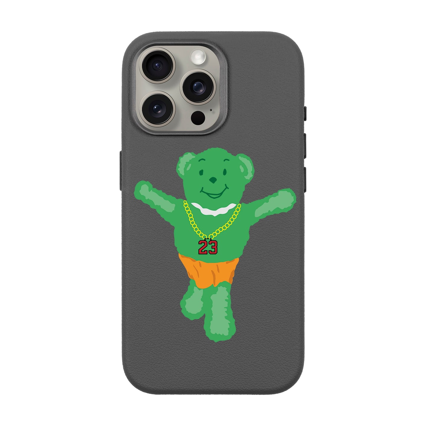 GREEN BEAR-iPhone 15 Pro Max Leather Premium Kılıf MagSafe Özellikli