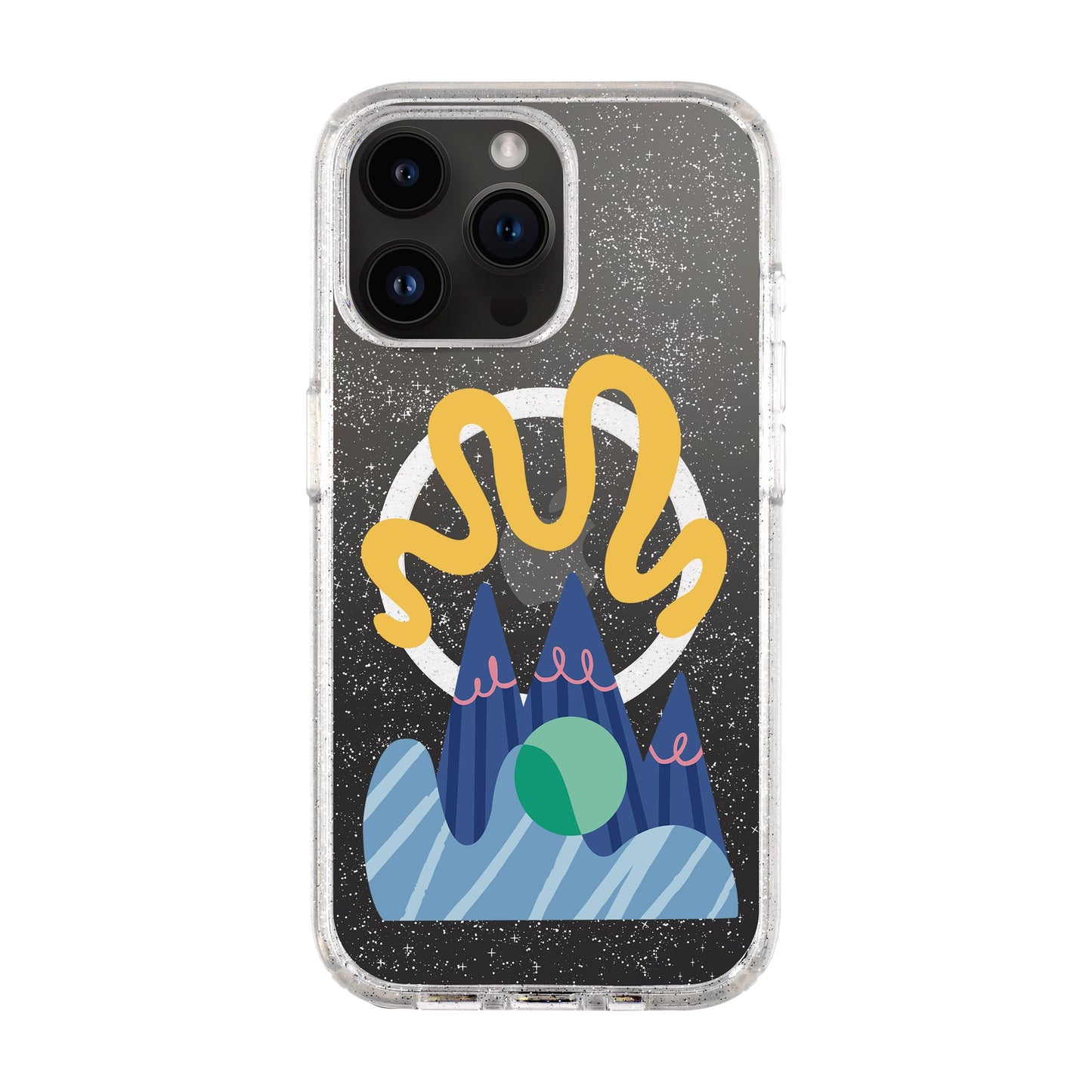 MOUNTAIN-iPhone 14 Pro Max Shiny Kılıf MagSafe Özellikli