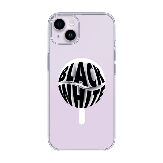 BLACK WHITE-iPhone 11 Pro Solid Kılıf MagSafe Özellikli