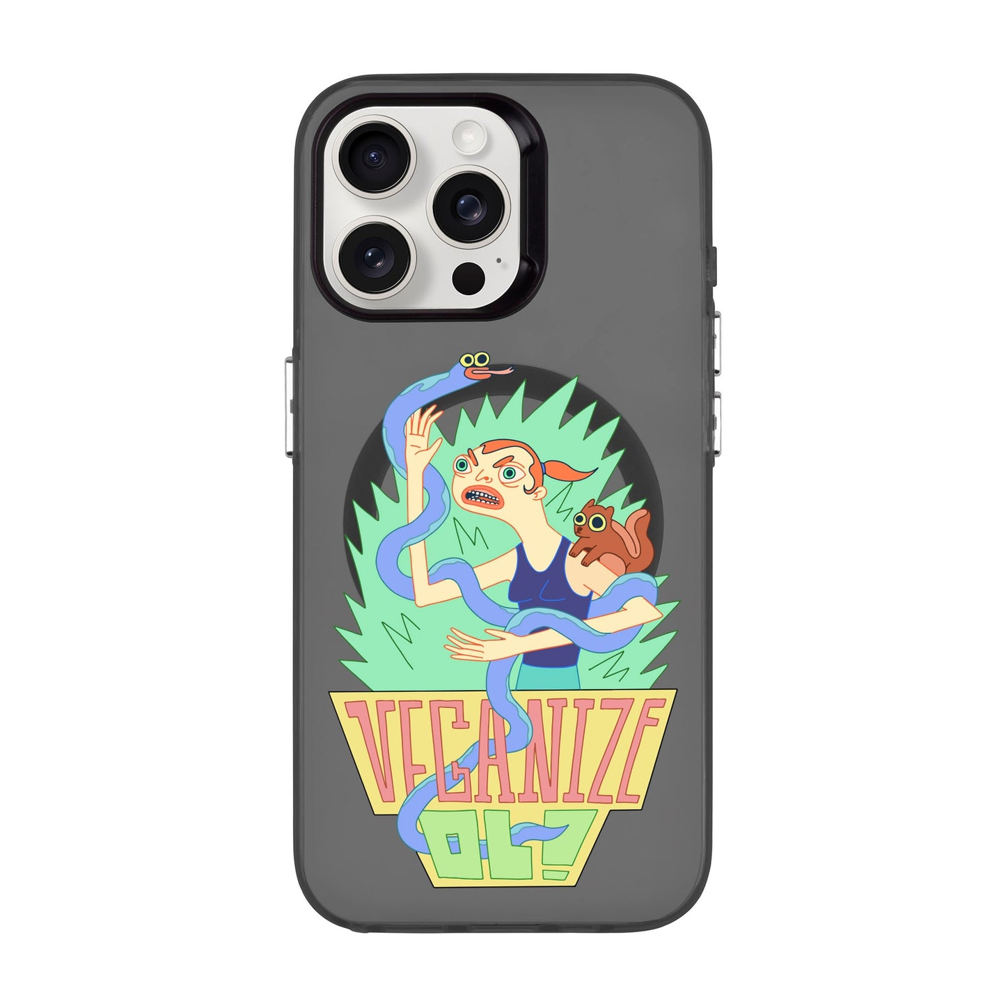 VEGANİZE-iPhone 15 Pro Max Hold Kılıf MagSafe Özellikli