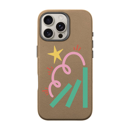 DOMINO-iPhone 16 Pro Max Leather Premium Kılıf MagSafe Özellikli