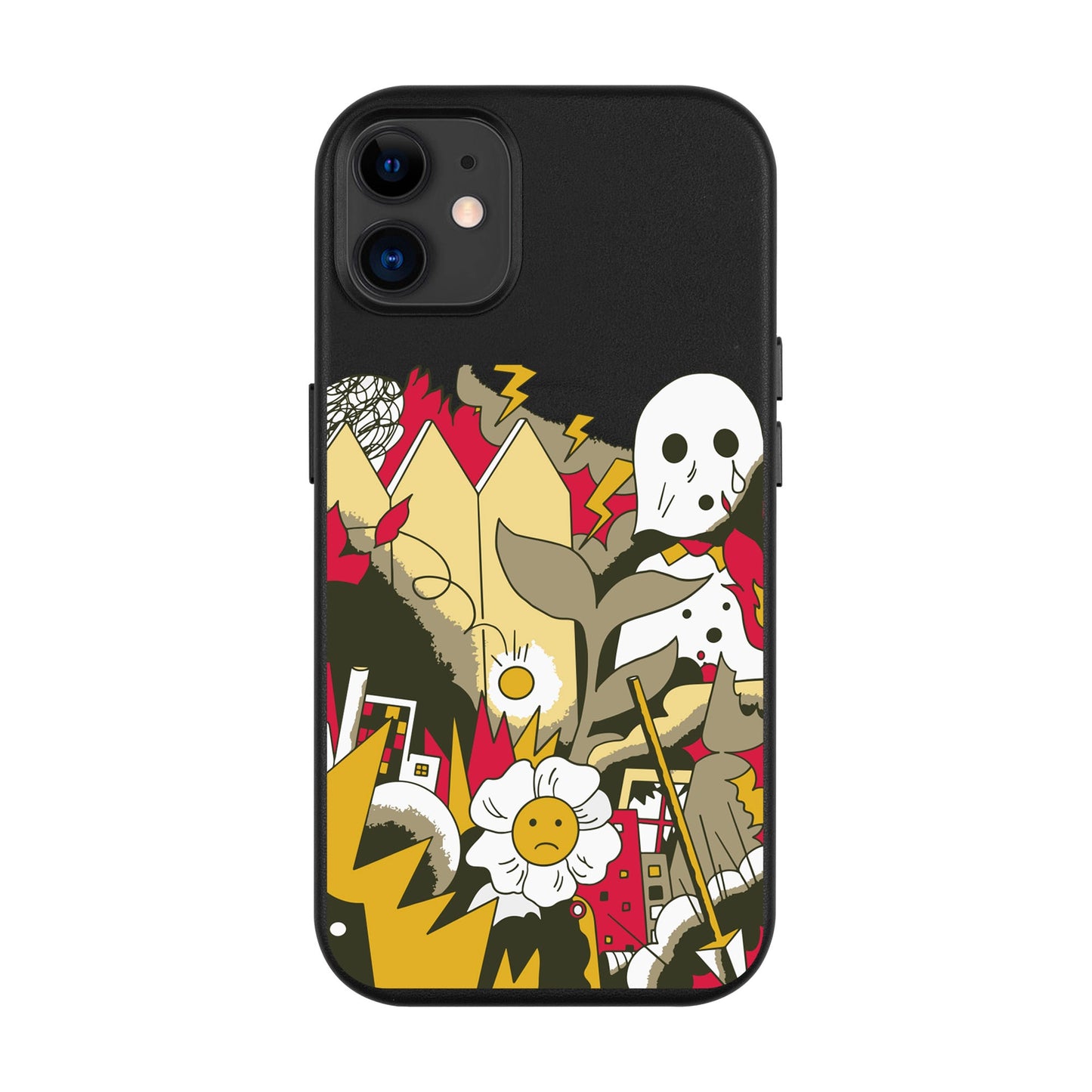 EVERYTHING IS BURNING-Leather Kılıf MagSafe Özellikli - iPhone 11