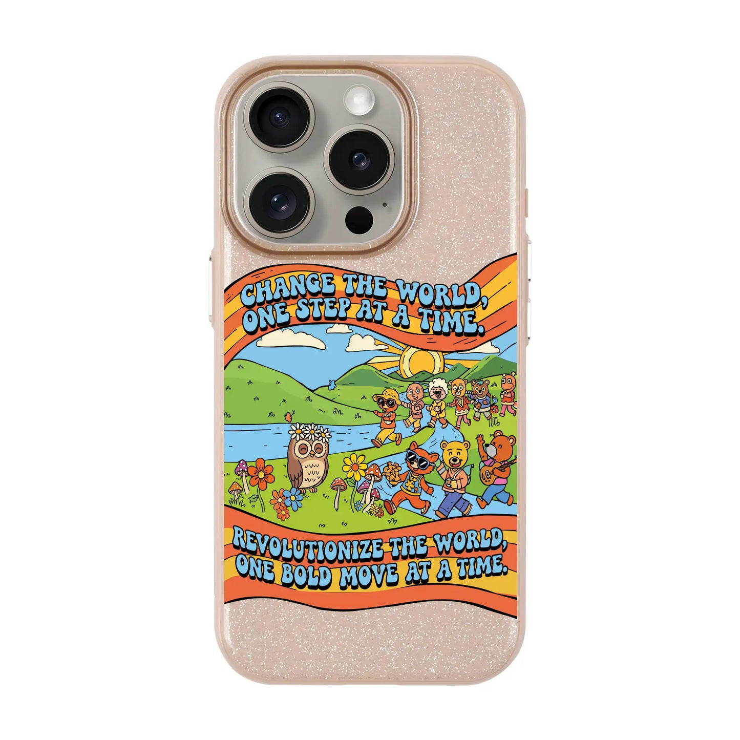 CHANGE THE WORLD-iPhone 15 Pro Radiant Kılıf MagSafe Özellikli