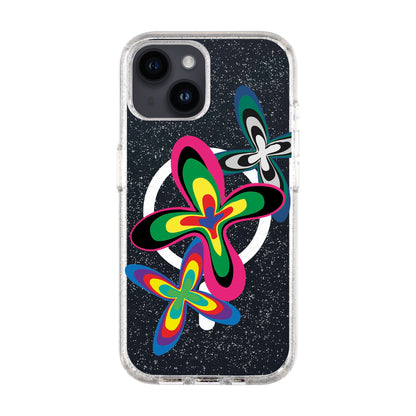 COLOR FLOWER-Shiny Kılıf MagSafe Özellikli - iPhone 13