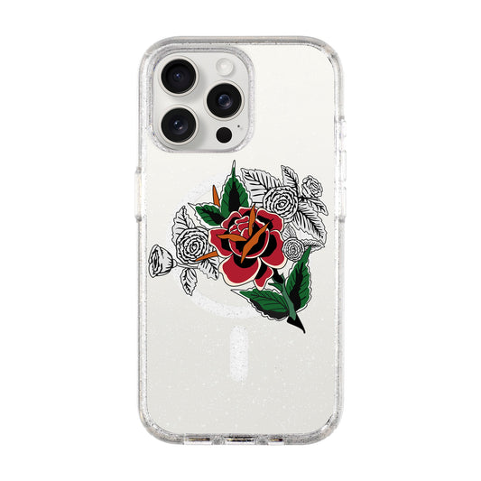 DRY ROSE-iPhone 15 Pro Max Shiny Kılıf MagSafe Özellikli