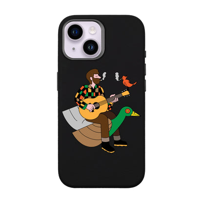 BIRDS OF A FEATHER-iPhone 14 Leather Premium Kılıf MagSafe Özellikli