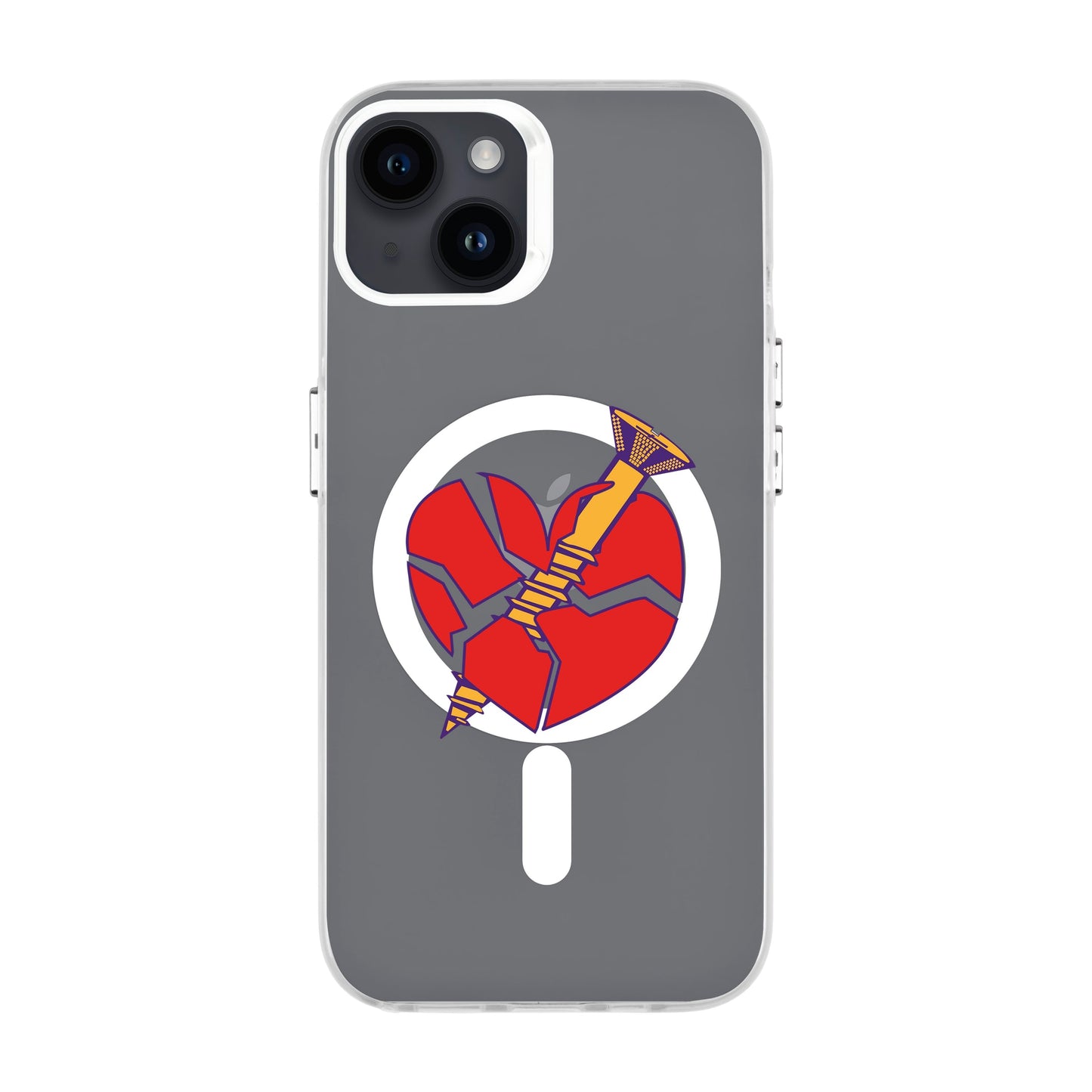 BROKEN HEART-iPhone 14 Plus Hold Kılıf MagSafe Özellikli
