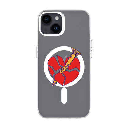 BROKEN HEART-iPhone 14 Plus Hold Kılıf MagSafe Özellikli