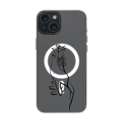 TOUCH-iPhone 15 Plus Solid Kılıf MagSafe Özellikli
