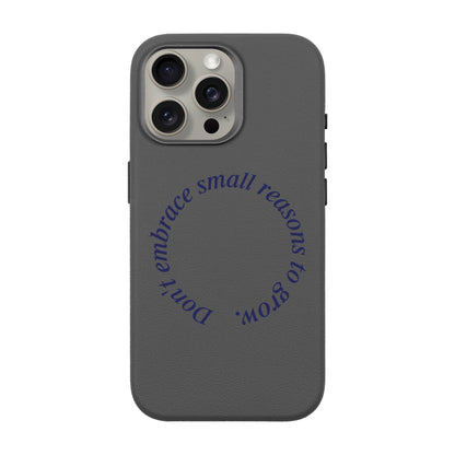 GROW-iPhone 15 Pro Max Leather Premium Kılıf MagSafe Özellikli