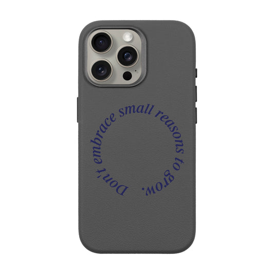 GROW-iPhone 15 Pro Max Leather Premium Kılıf MagSafe Özellikli
