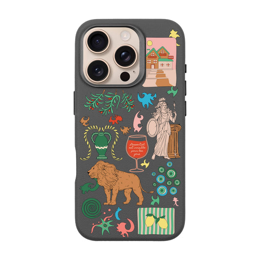 IODES SOUL TRAVELLER-iPhone 16 Pro Leather Premium Kılıf MagSafe Özellikli