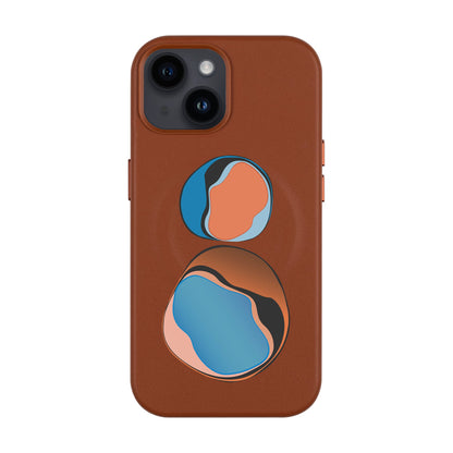 LOOKING FOR GEMS-Leather Kılıf MagSafe Özellikli - iPhone 13