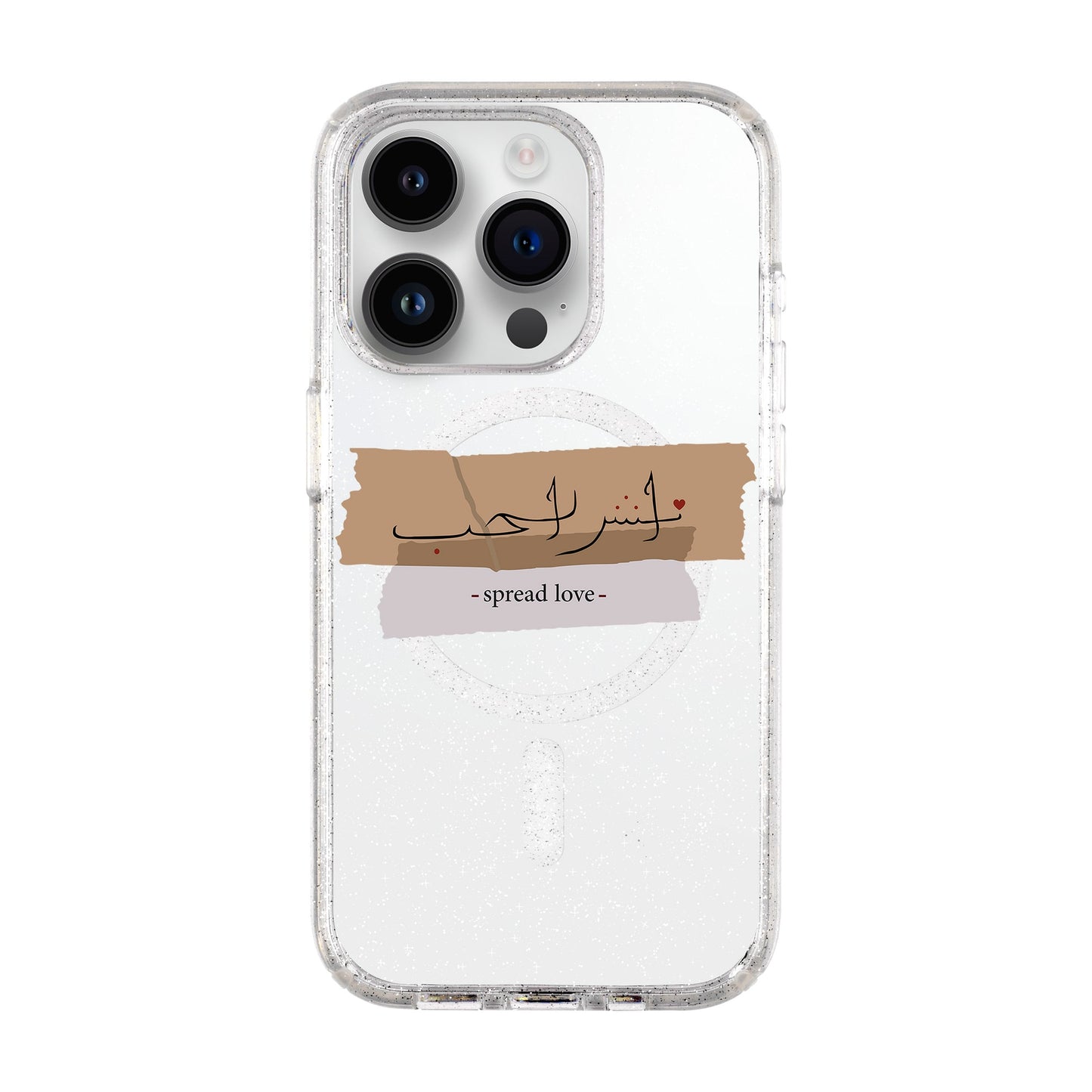 SPREAD LOVE-iPhone 14 Pro Shiny Kılıf MagSafe Özellikli