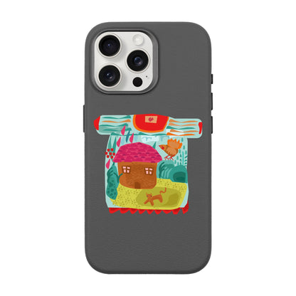 SİHİRLİ KAZAK-iPhone 15 Pro Max Leather Premium Kılıf MagSafe Özellikli