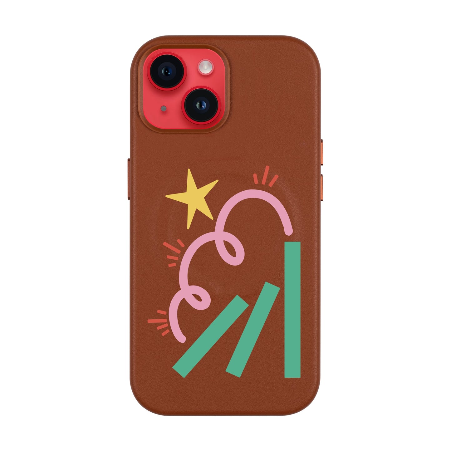DOMINO-Leather Kılıf MagSafe Özellikli - iPhone 14