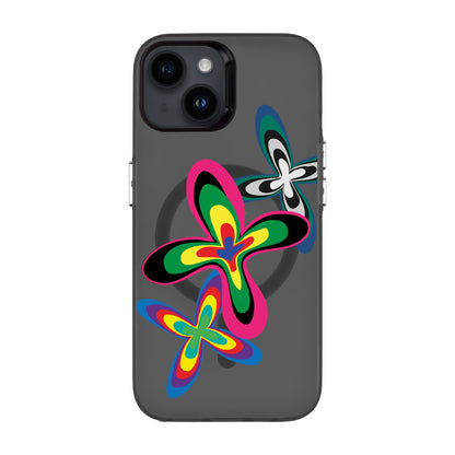 COLOR FLOWER-iPhone 14 Hold Kılıf MagSafe Özellikli