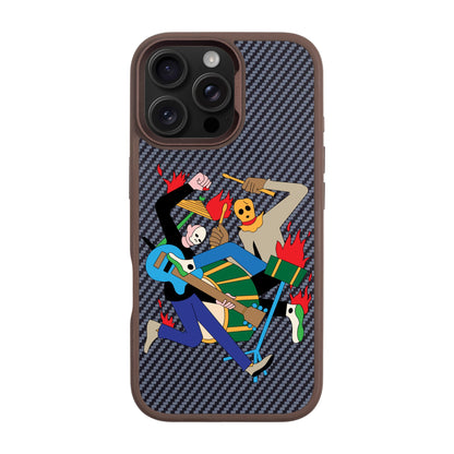MONSTER MASH-iPhone 16 Pro Max Plaid Kılıf MagSafe Özellikli
