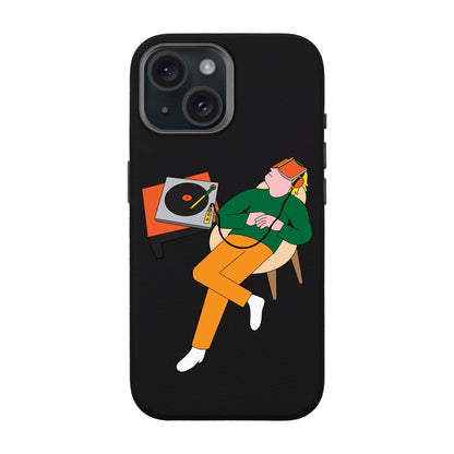 LAZY SUNDAY AFTERNOON-iPhone 15 Leather Premium Kılıf MagSafe Özellikli