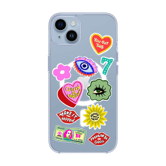 HM STICKERS-iPhone 14 Plus Solid Kılıf MagSafe Özellikli