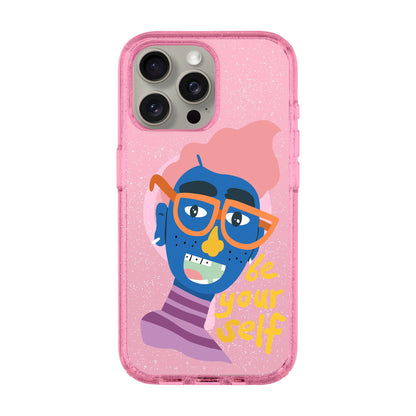 BE YOUR SELF-iPhone 15 Pro Max Shiny Kılıf MagSafe Özellikli