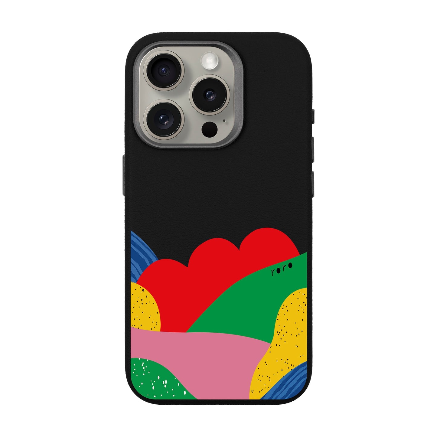 FLAG-iPhone 15 Pro Leather Premium Kılıf MagSafe Özellikli