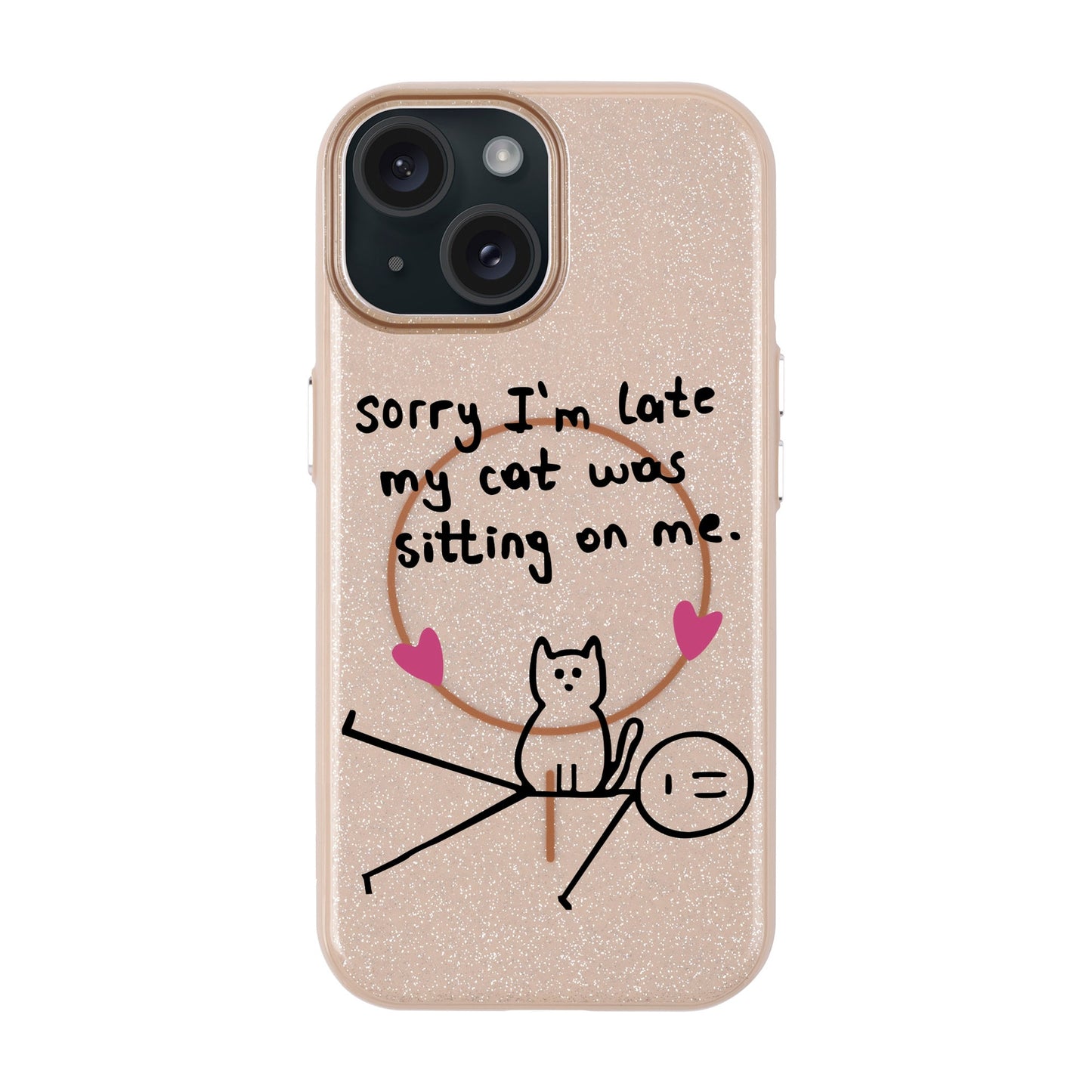 SORRY I'M LATE-iPhone 15 Plus Radiant Kılıf MagSafe Özellikli