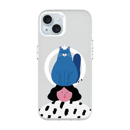 NAUGHTY CAT-iPhone 15 Plus Hold Kılıf MagSafe Özellikli