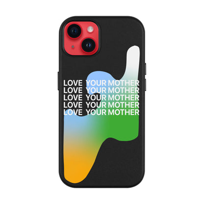 LOVE YOUR MOTHER-iPhone 14 Plus Leather Kılıf MagSafe Özellikli