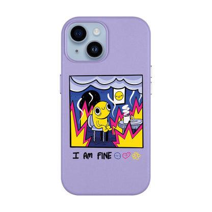 I AM FINE-Leather Kılıf MagSafe Özellikli - iPhone 14