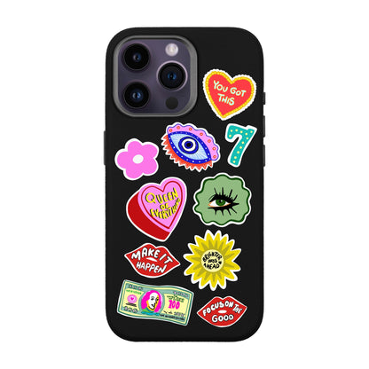 HM STICKERS-iPhone 14 Pro Max Leather Premium Kılıf MagSafe Özellikli