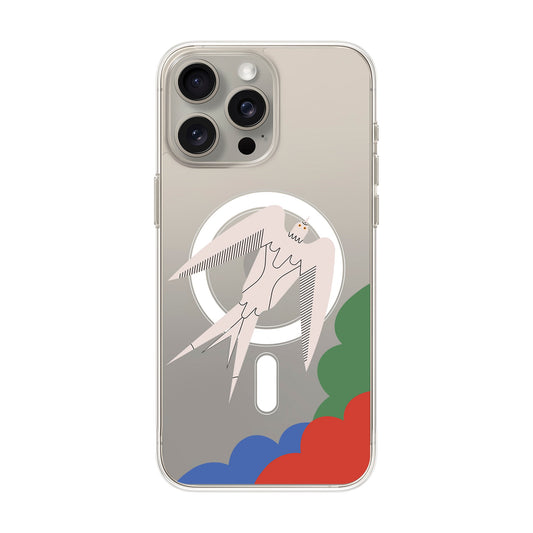 L’OISEAU LIBRE-iPhone 15 Pro Max Solid Kılıf MagSafe Özellikli