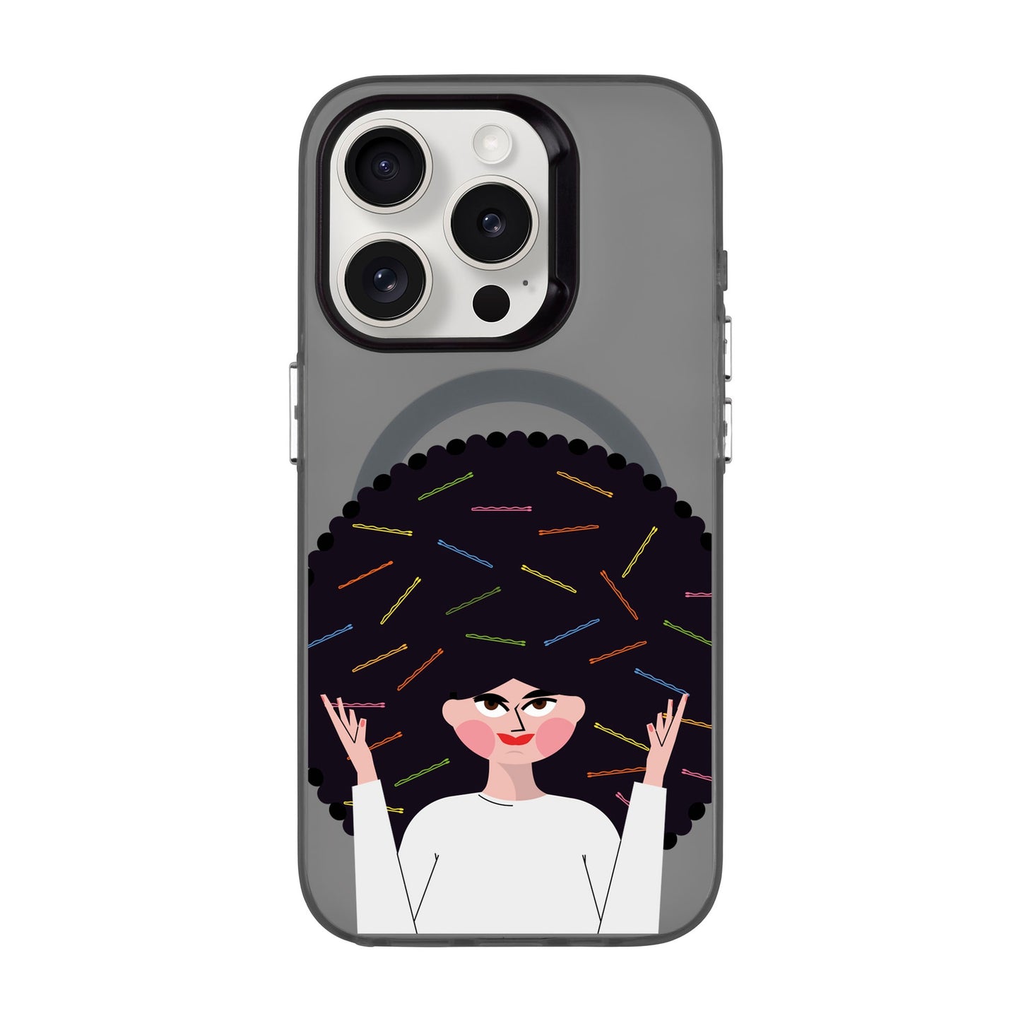 TANGLES OF HAPPINESS-Hold Kılıf MagSafe Özellikli - iPhone 15 Pro