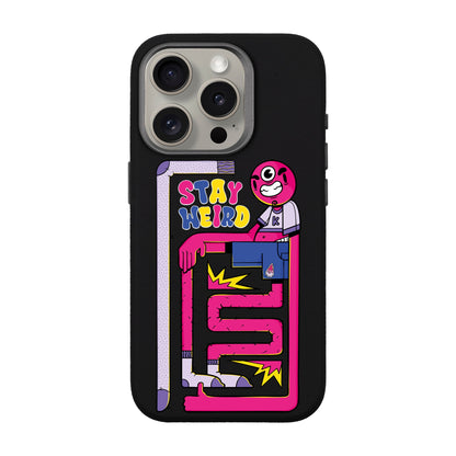 OG TOOTHY-iPhone 15 Pro Leather Premium Kılıf MagSafe Özellikli