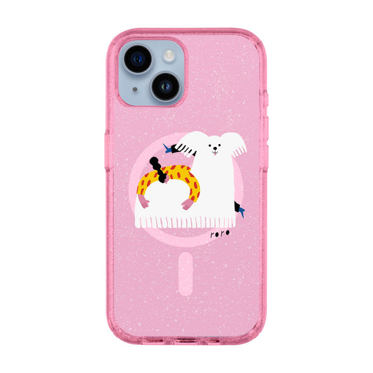 FANCY DOG-iPhone 14 Shiny Kılıf MagSafe Özellikli
